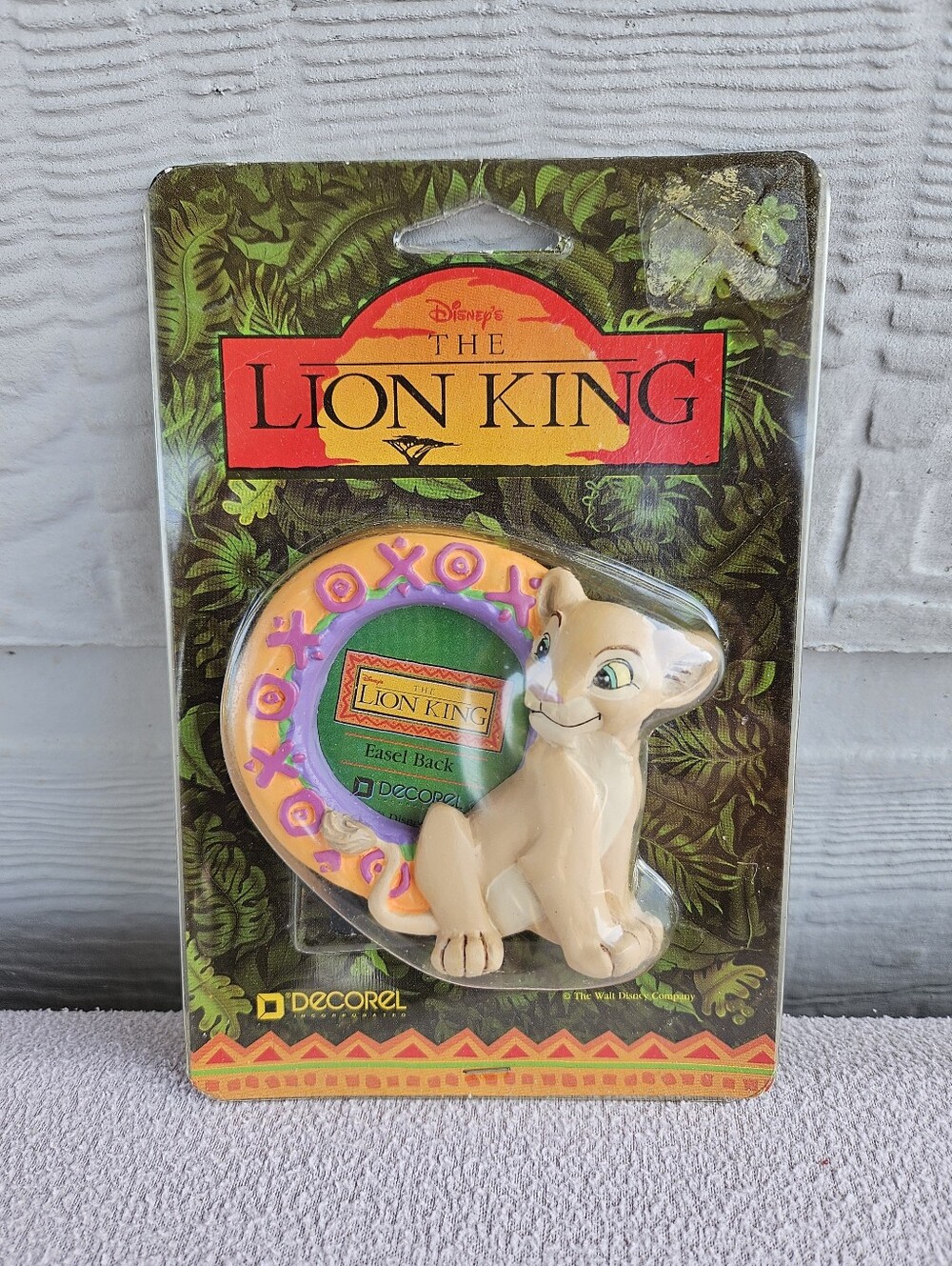 VTG Disney Decorel The Lion King Nala Photo Picture Frame 1 1/2in 1990's